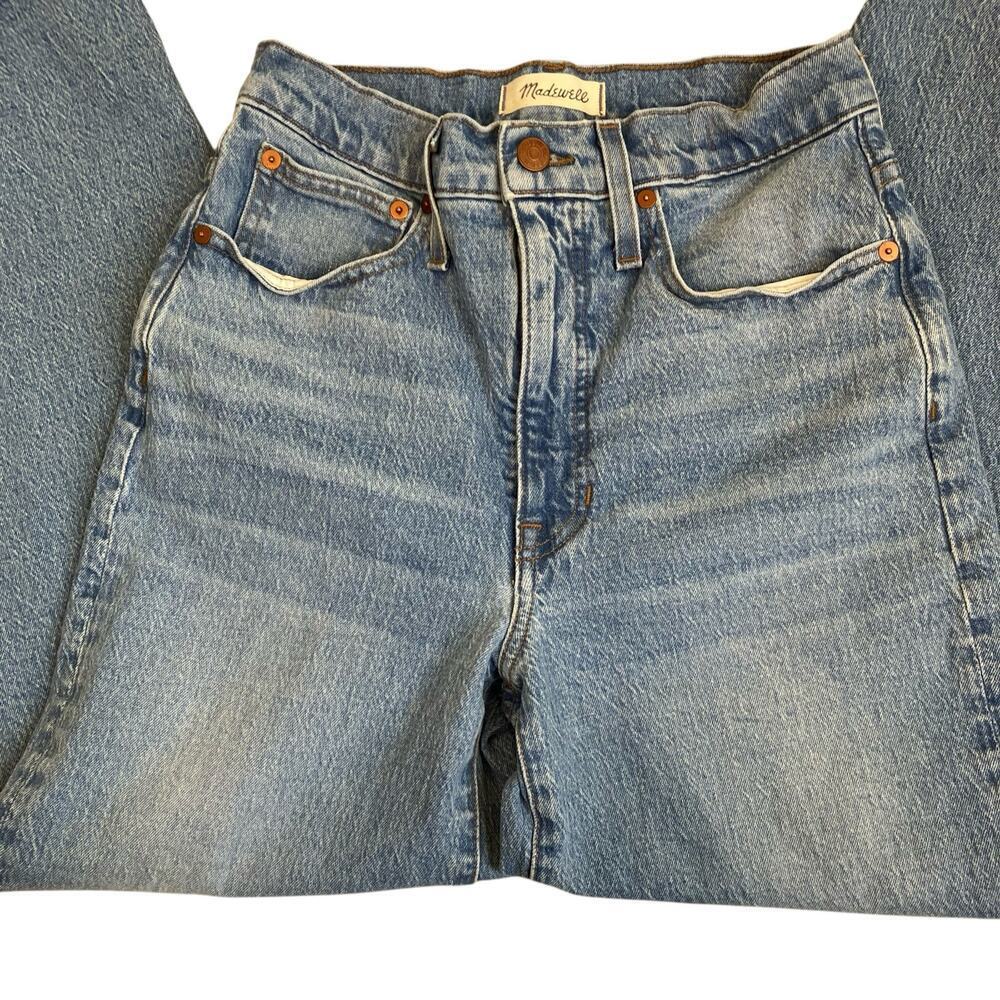 Madewell Sz 25 Balloon Jeans in Whistler Wash Light Wash 90s Mom Jean Retro - Picture 6 of 16